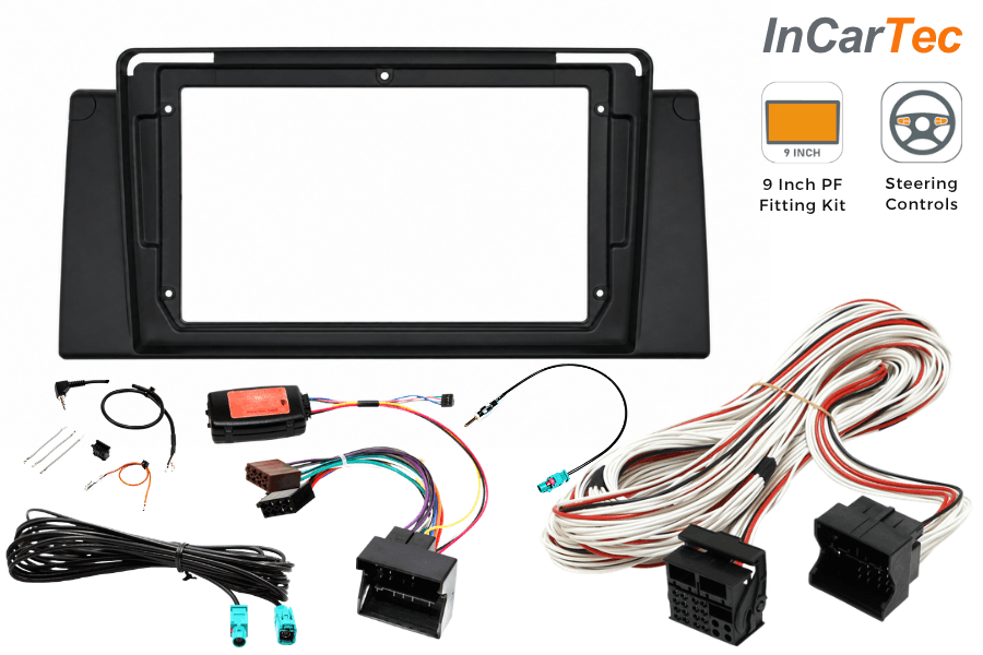 BMW X5 (E53) 2000–2006 9 Inch Perfect Fit Kit (Navigation Radio)