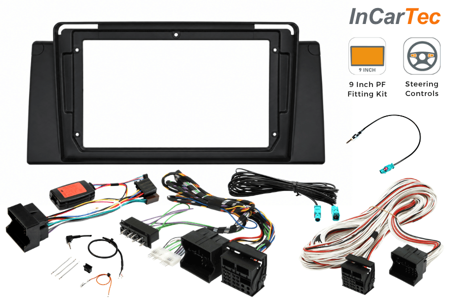 BMW X5 (E53) 2000–2006 9 Inch Perfect Fit Kit (Navigation/ DSP Amplified Systems)