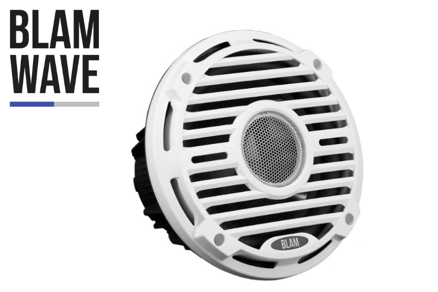BLAM Wave 10 Inch (250mm) 400W Marine and Motorsport Subwoofer | White