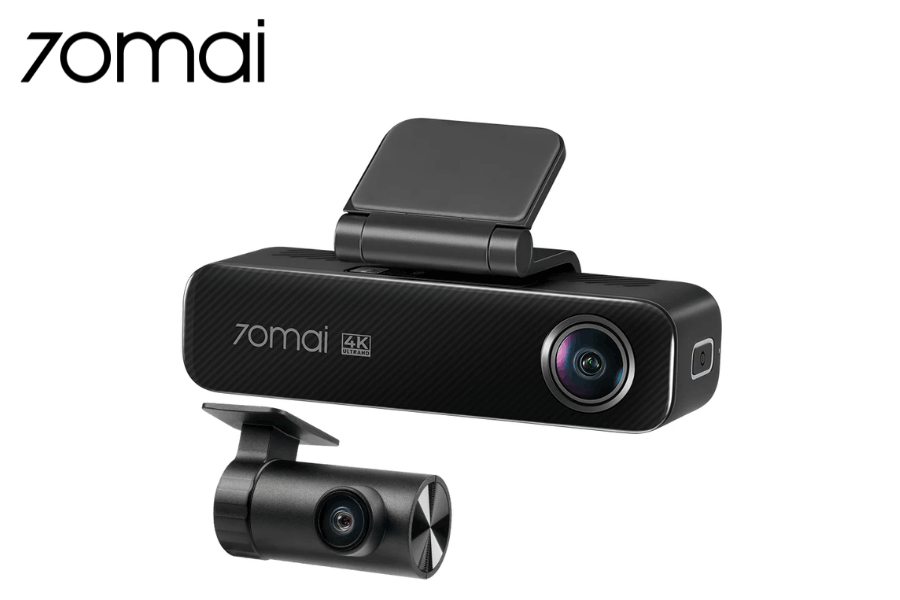 70mai 4K M800 Dash Cam with Built-In eMMC, Dual Sony STARVIS 2 and 4G LTE