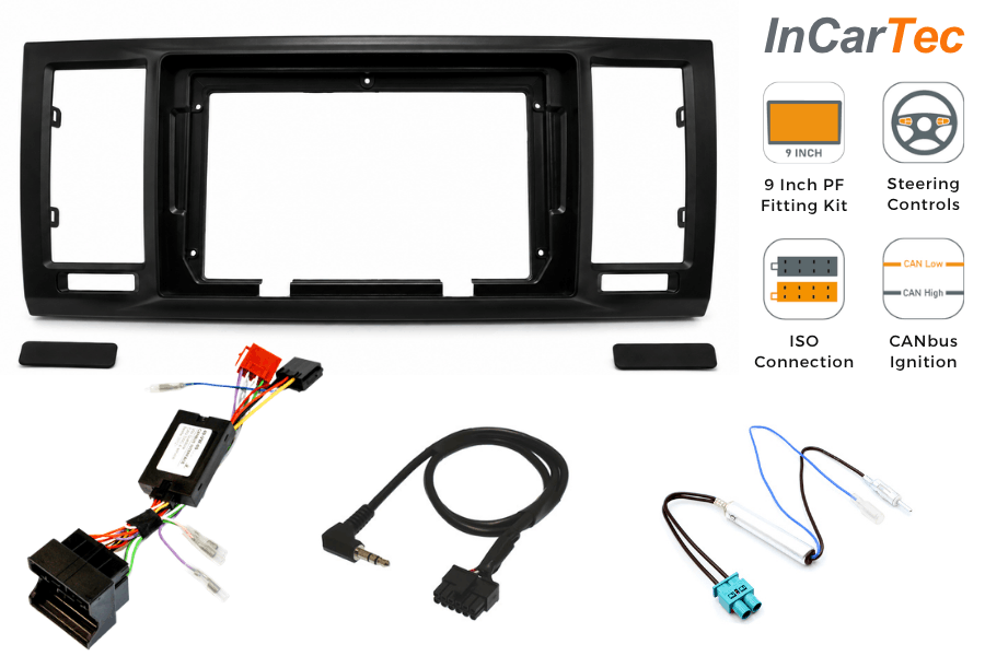 Volkswagen Transporter T6 (2015-2019) 9 Inch PF Fitting Kit (Steering Controls Only)