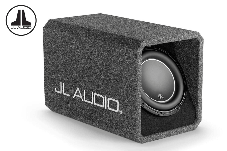 JL Audio HO110-W6v3 10" W6v3 H.O. Wedge Ported Enclosed Subwoofer – 600W RMS