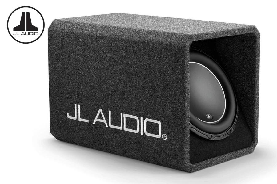 JL Audio HO112-W6v3 12" W6v3 H.O. Wedge Ported Enclosed Subwoofer – 600W RMS