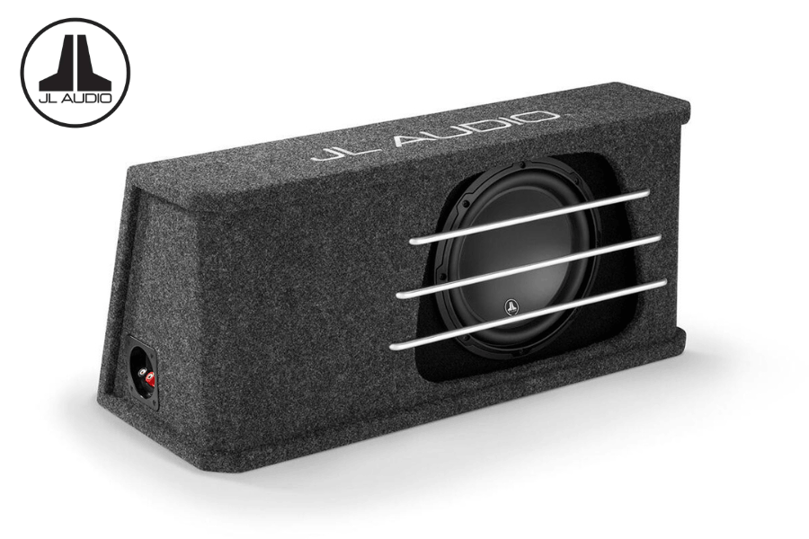 JL Audio HO110RG-W3v3 10" W3v3 Ported Subwoofer with Aluminium Bar Grille – 500W RMS