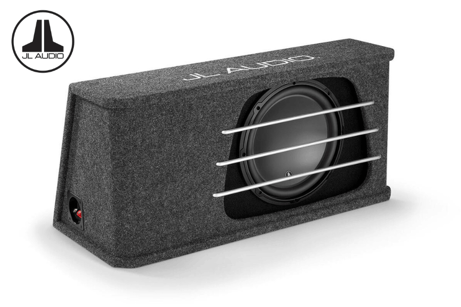 JL Audio HO112RG-W3v3 12" WEedgePorted Subwoofer with Aluminium Bar Grille – 500W RMS