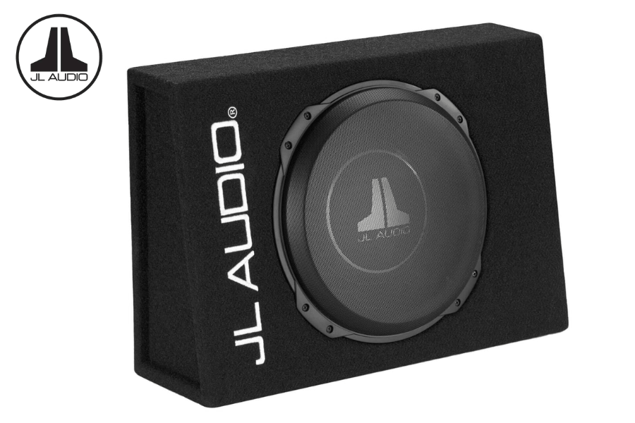 JL Audio CS112TG-TW3 12" TW3 Sealed Truck Enclosed Subwoofer with Steel Mesh Grille – 400W RMS
