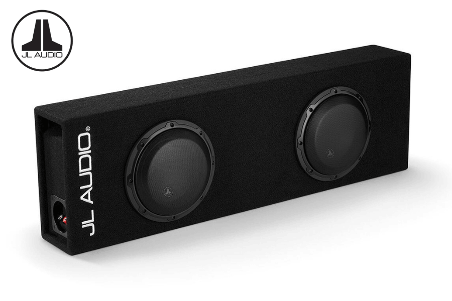 JL Audio CP208LG-W3v3 Dual 8" Low-Profile Ported Enclosed Micro Subwoofer