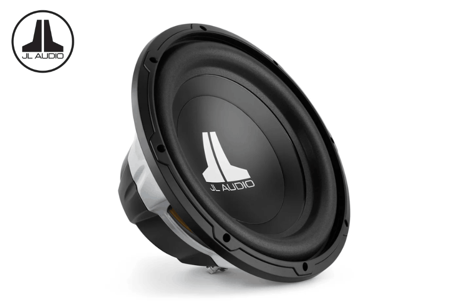 JL Audio 12W0v3-4 12" W0v3 4 Ohm Car Subwoofer Driver – 300W RMS