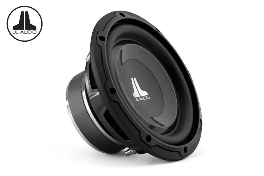 JL Audio 8W1v3-4 8" (200mm) Shallow-Mount Subwoofer | 4 Ohm  