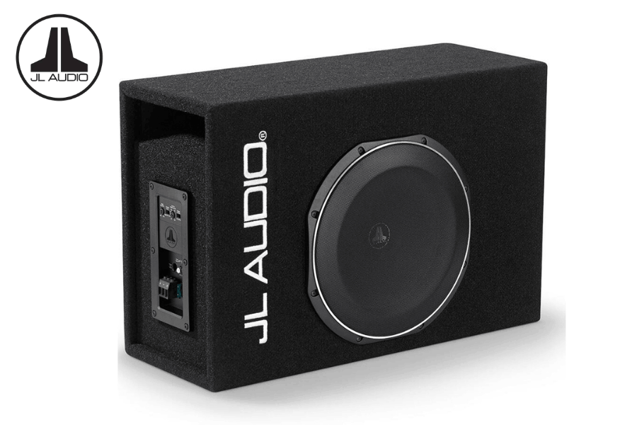 JL Audio ACP112LG-TW1 12" MicroSub+ Active Ported Enclosed Subwoofer with Built-In 400W Amplifier