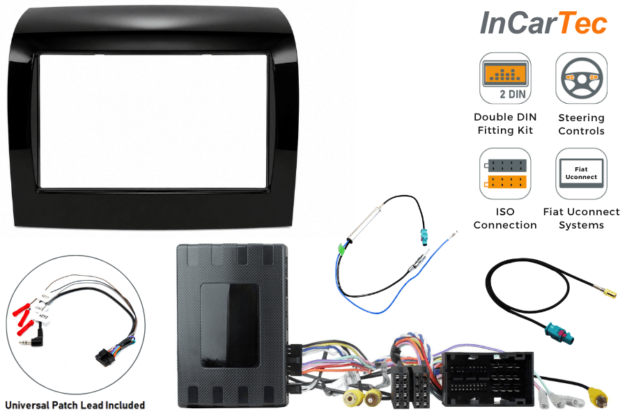 Fiat Ducato, Citroën Relay, Peugeot Boxer Double DIN Motorhome Stereo Kit (DAB/ Vehicle Settings)