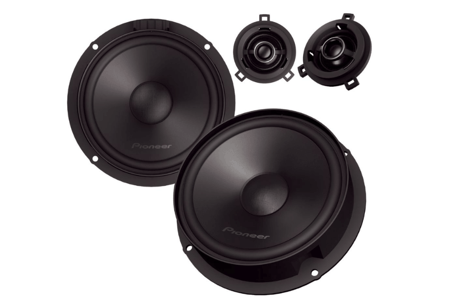 Pioneer TS-Q160C-VW 16.5cm Perfect Fit Component Speakers for Volkswagen, Seat and Skoda