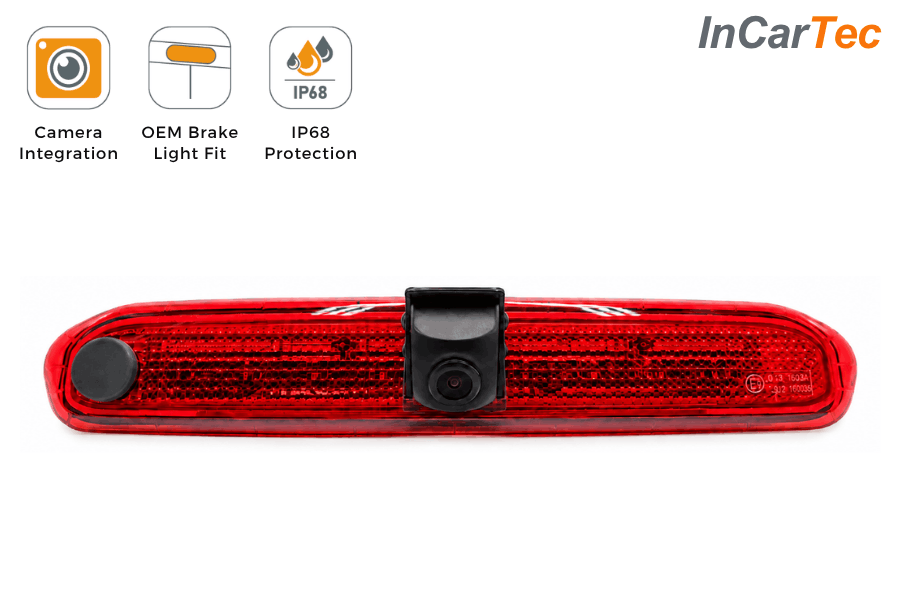 Renault Kangoo, Titan, Townstar (2021 Onwards) High Level Brake Light Reverse Camera (Barn Door)