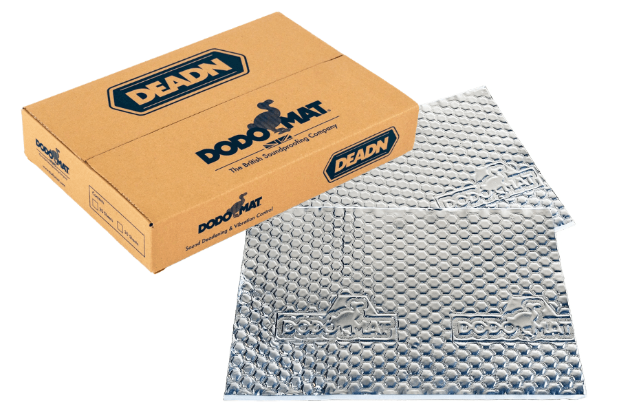 Dodo Mat DEADN Hex 1.8mm Sound Deadening Mat – 30 Sheets (2.8m² Coverage)