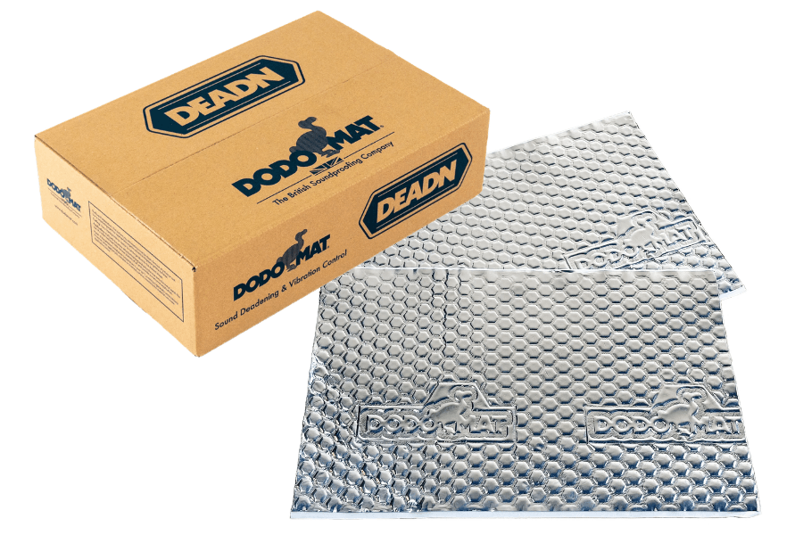 Dodo Mat DEADN Hex 1.8mm Sound Deadening Mat – 50 Sheets (4.7m² Coverage)