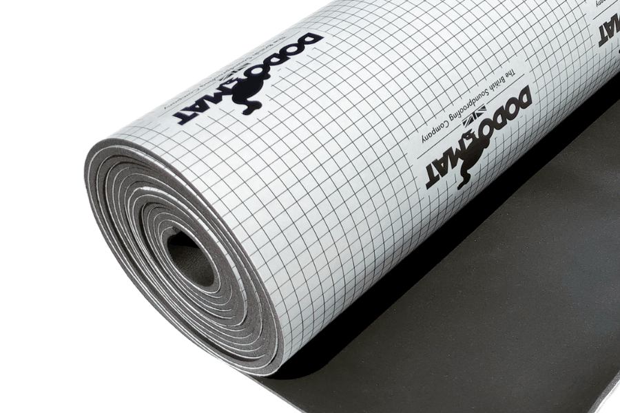 Dodo Mat DEAD-EZY Liner 5mm Car Van Sound Proofing Insulation Foam Roll (2.5m² Coverage)