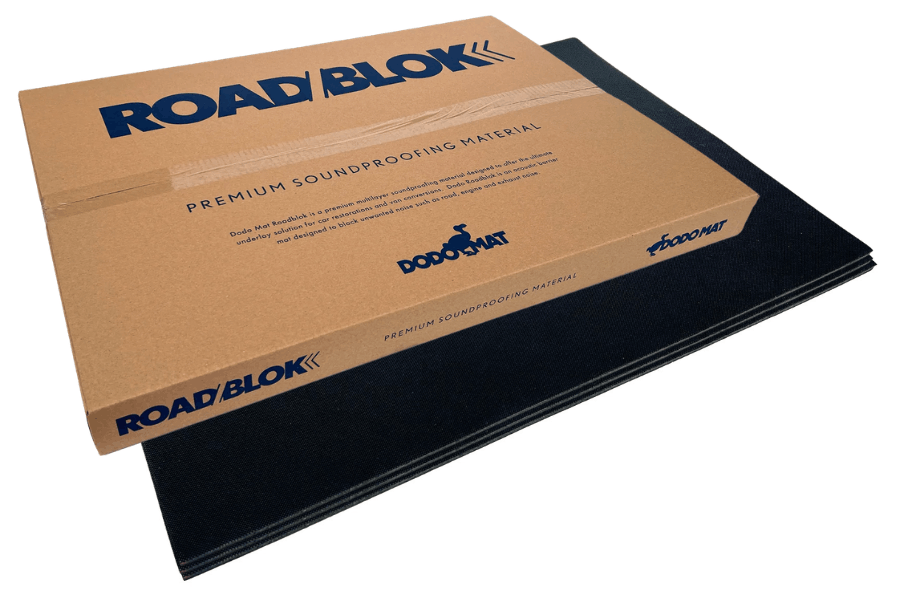 Dodo Mat RoadBlok 7.5mm Four-Layer Vehicle Soundproofing – 6 Sheets (2.1m² Coverage)