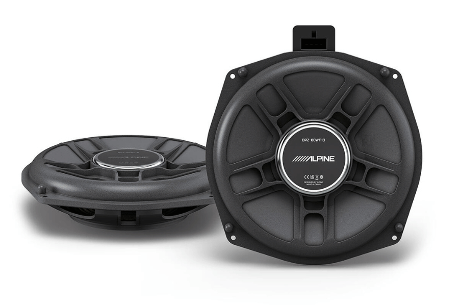 Alpine DP2-80WF-B 8 Inch/ 20cm BMW 3/4 Series Underseat Subwoofers