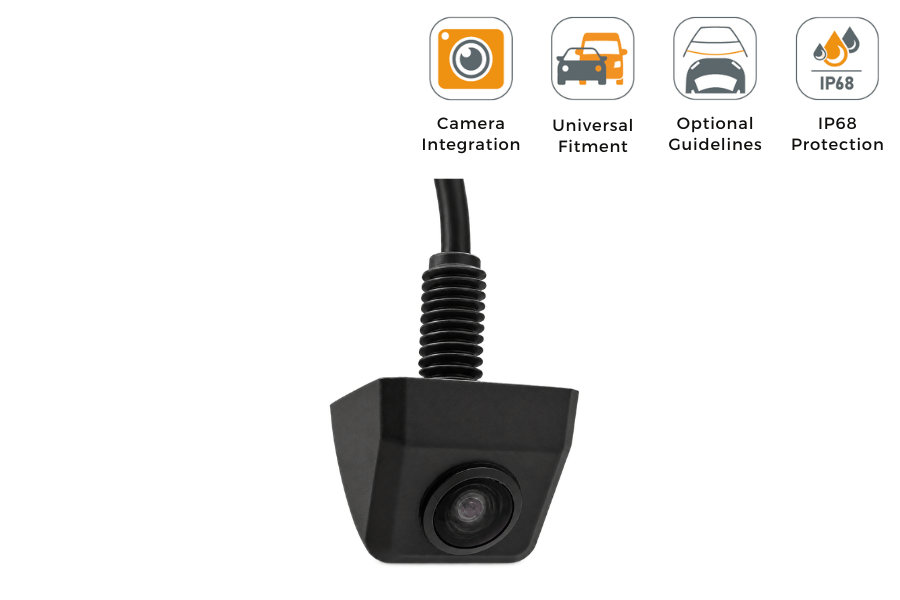 Universal Vertical Surface Mount Screw Thread Reverse Camera Black (NTSC)