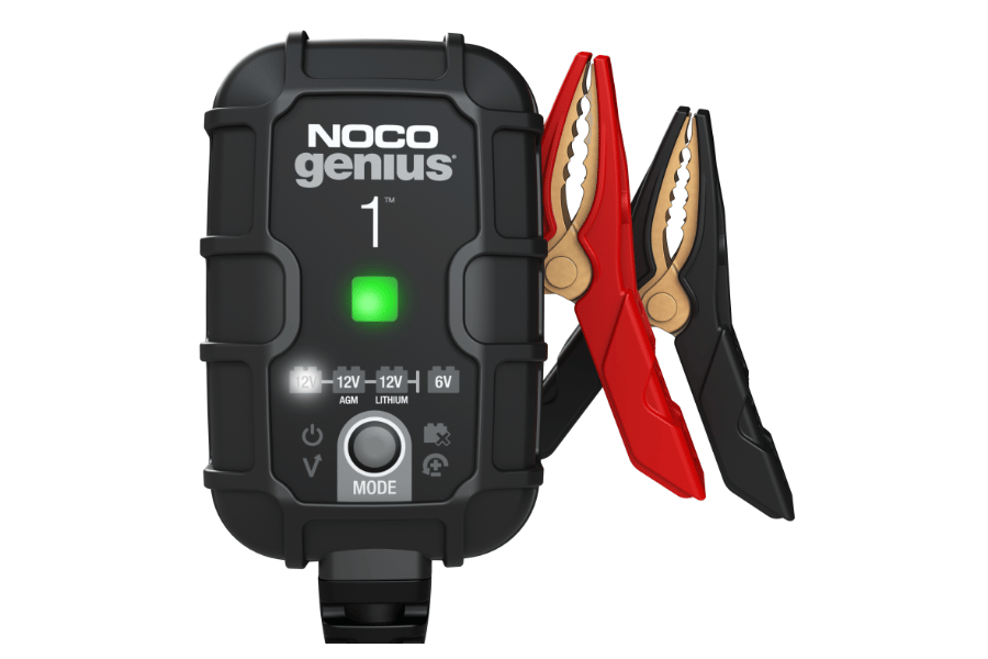 NOCO GENIUS1UK 1A Smart Battery Charger & Maintainer – 6V & 12V