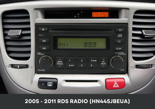 KIA-RIO-01- RDS Radio (2005-2011)