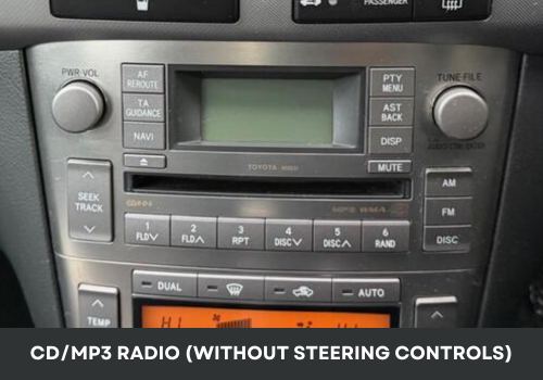 TOY-AVE-01- CD/ MP3 Radio (Without SWC)