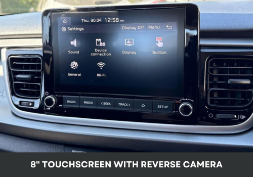 KIA-RIO-10- 8" Touchscreen With Reverse Camera