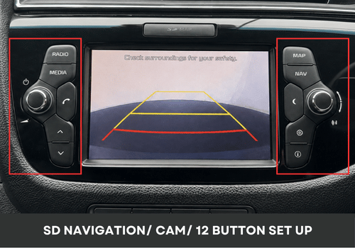 KIA-CEED-08- SD Slot/ 12 Button Radio