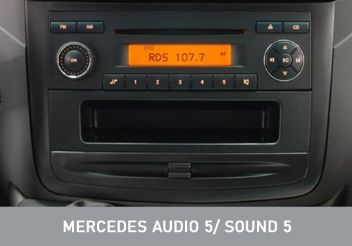 Mercedes A-Class (2nd Gen) W169 Original radio options - InCarTec