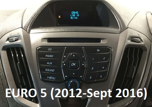 Transit Custom With Screen Euro 5 (2012-Sept 2016)