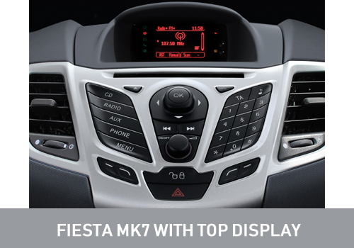 Ford Fiesta Mk7 Original radio options InCarTec