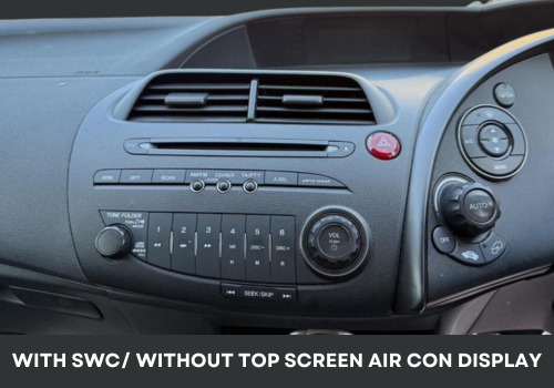 HON-CIV-09 - With SWC/ No Top Air Con Display)