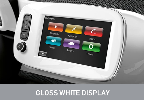 Smart EQ Gloss White Display