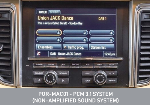 POR-MAC-01 - PCM 3.1 SYSTEM (NON AMPLIFIED)