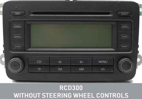 VW-RCD300 (WITHOUT SWC)