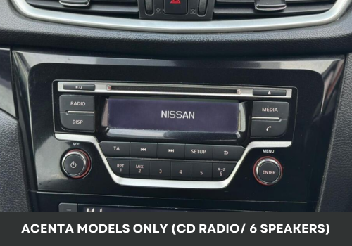 NIS-QASH-08 - Standard Audio (ACENTA MODELS ONLY)