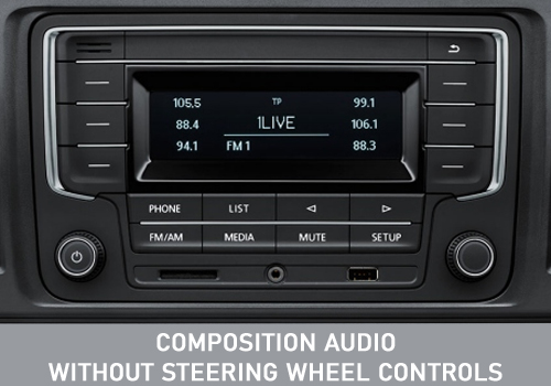 Volkswagen Transporter T6 Original radio options - InCarTec