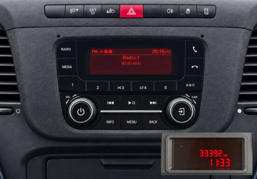 IVE-DAILY-02- Delphi DAB Radio/ Red Instument