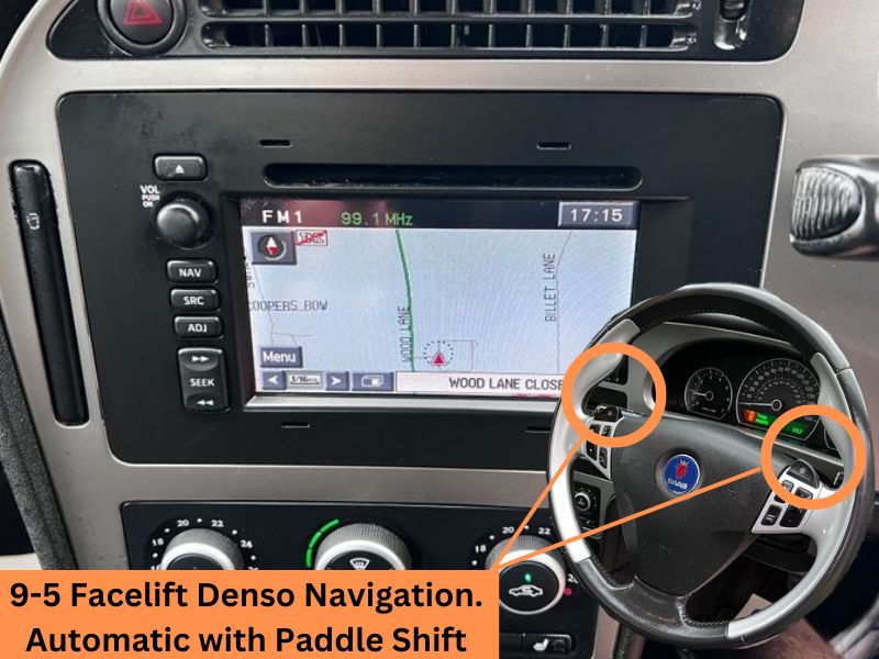 9-5 Post-Facelift Denso Nav with Paddle Shift