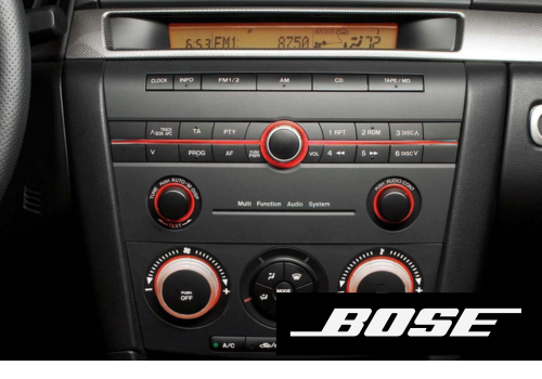 MAZ-DA3-5 - 2006-2008 Auto Air Con (BOSE Audio)
