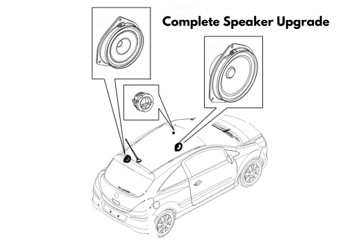 SPK-CORSAD-04- Complete Speaker Upgrade